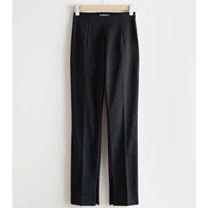 & Other Stories Slim Zip-Cuff Trousers